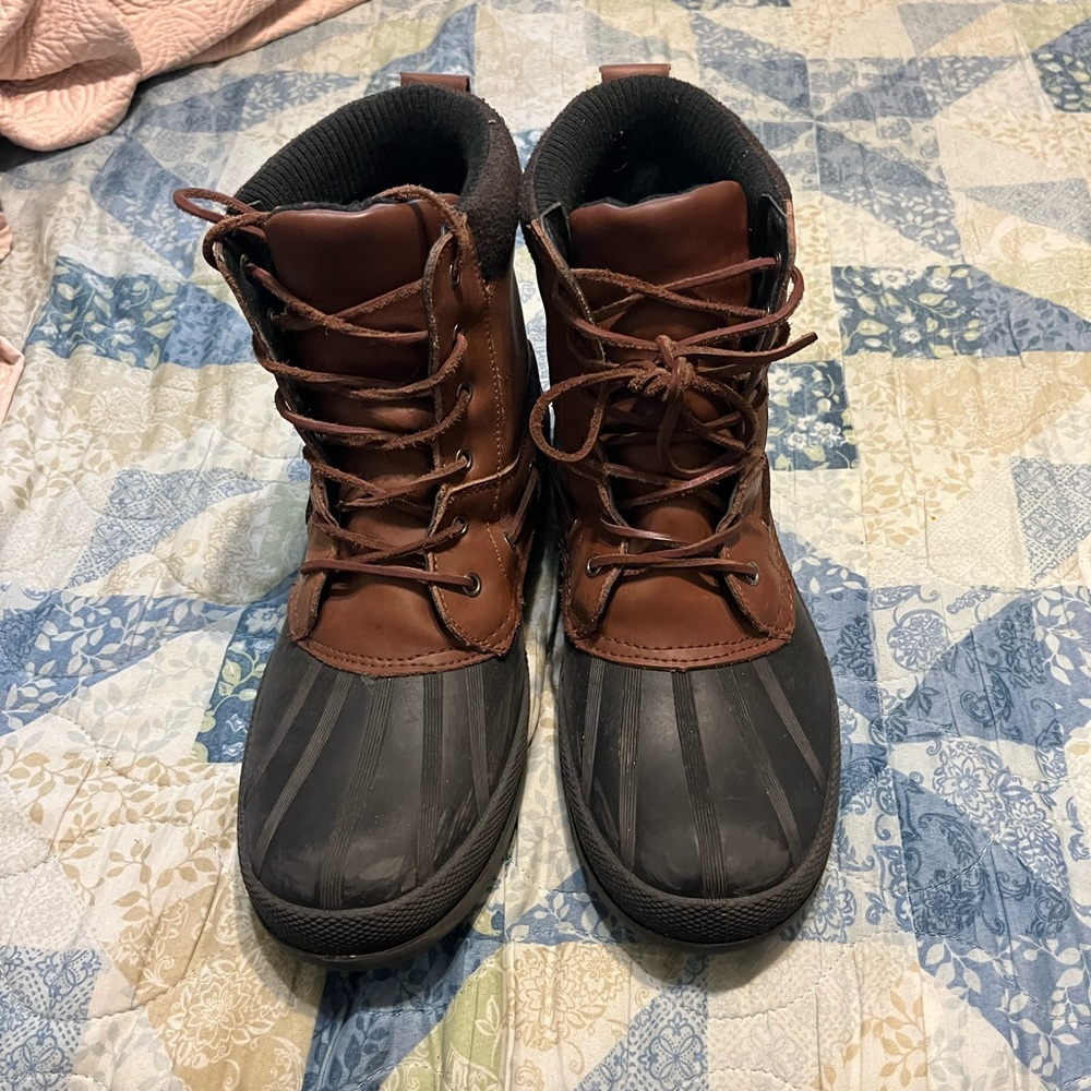 Heritage weatherproof ‘mock’ duck boots